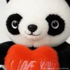 Three cute panda plush fabric handicrafts, children's gifts, throw pillows, throw pillow plush toys Application Scenario